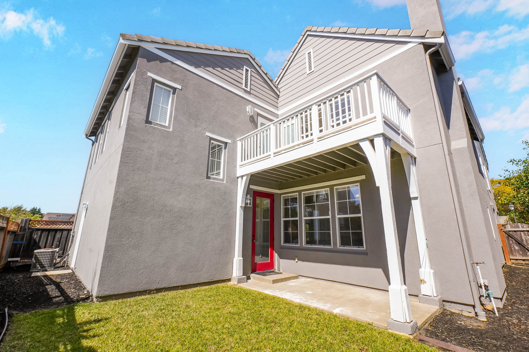 Rear exterior and yard