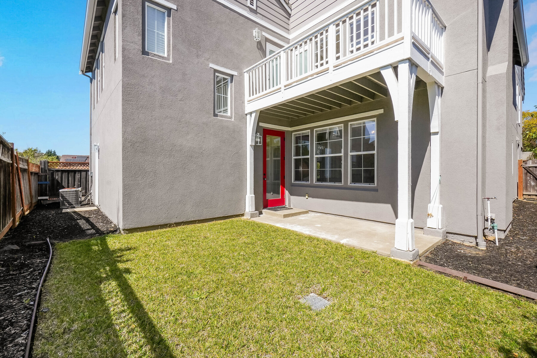 Rear yard at 4244 Rose Arbor Way